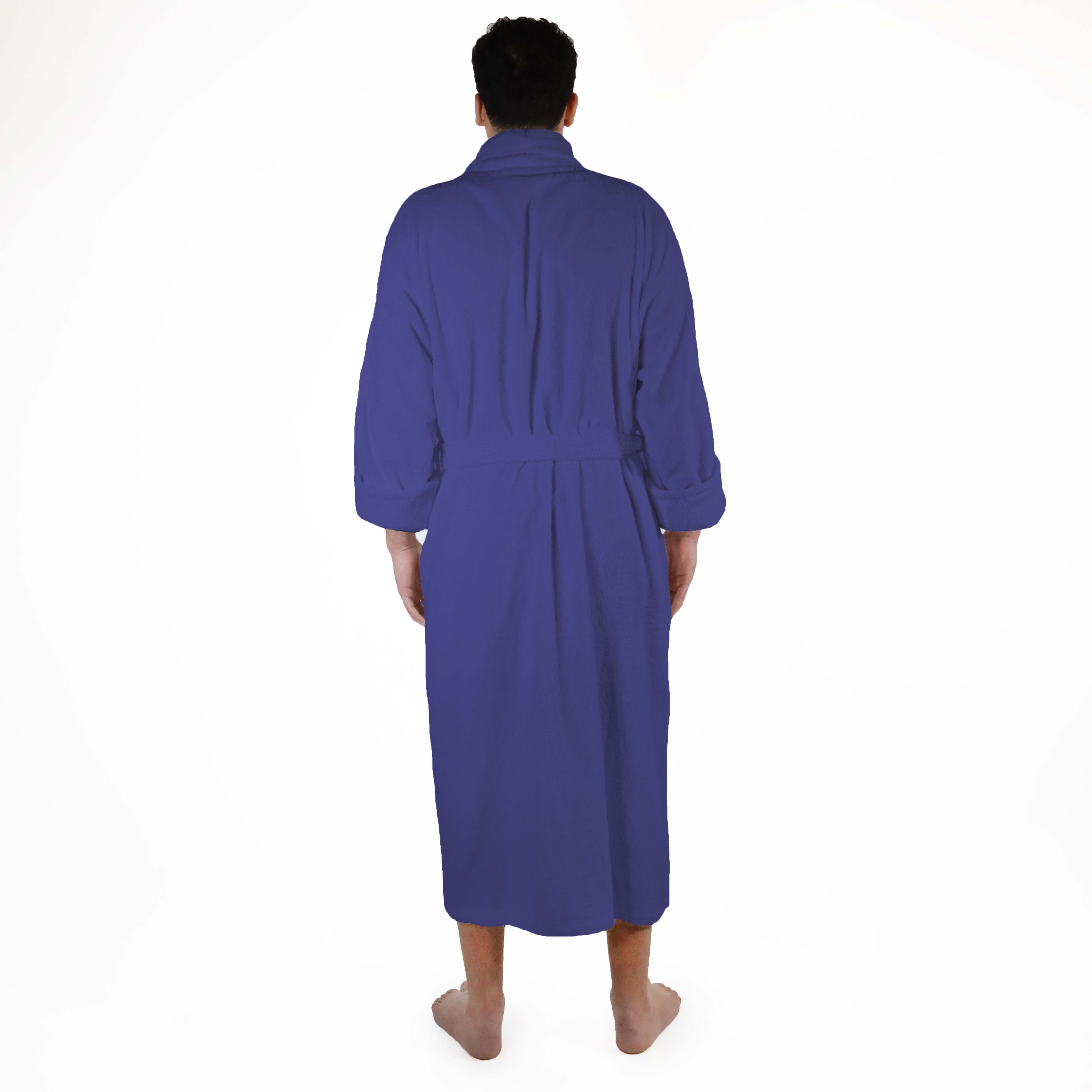 Classic Men's Bath Robe Turkish Cotton Bathrobe with Adjustable Belt - Bath Robe by Superior Brand