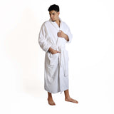Classic Men's Bath Robe Turkish Cotton Bathrobe with Adjustable Belt - Bath Robe by Superior Brand