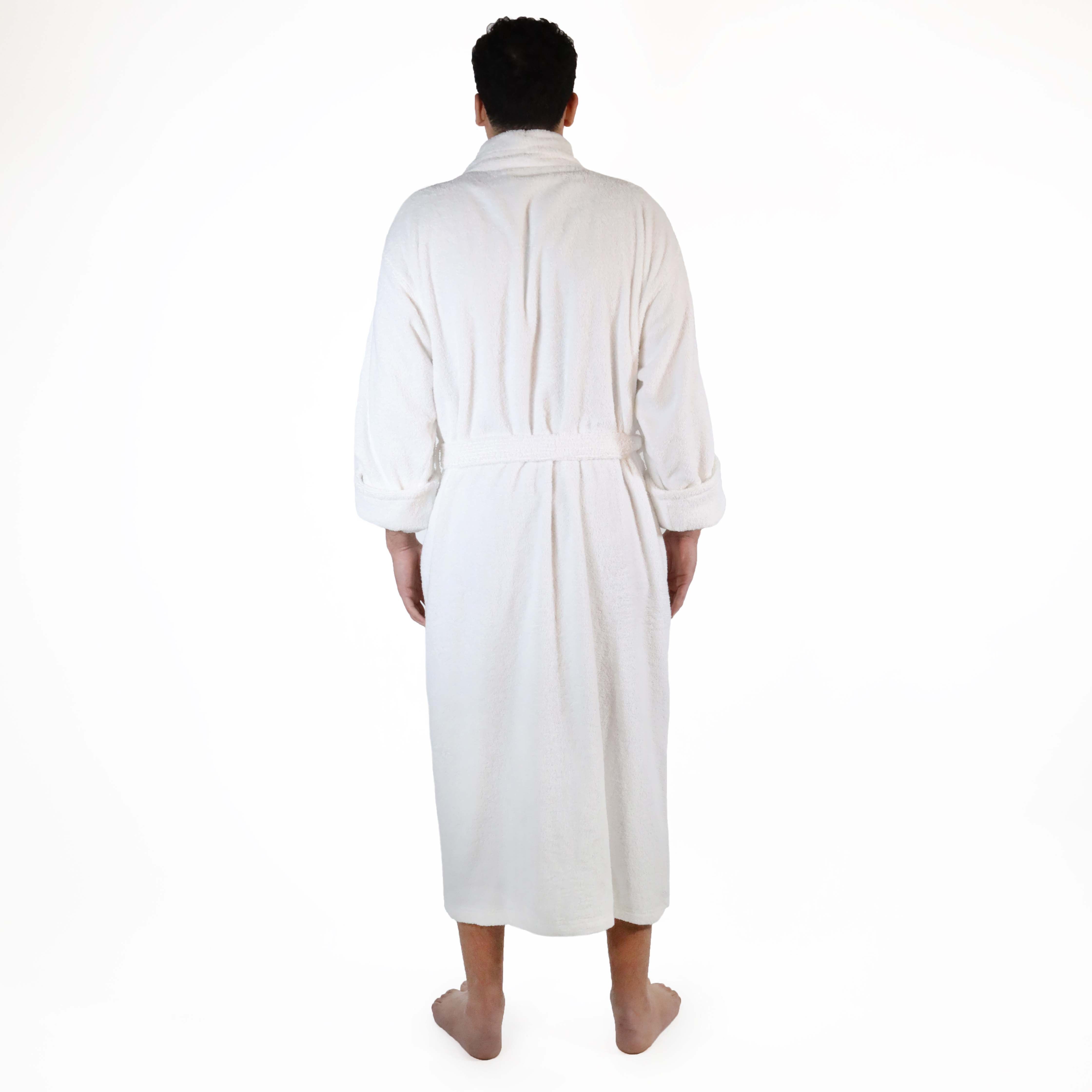 Classic Men's Bath Robe Turkish Cotton Bathrobe with Adjustable Belt - Bath Robe by Superior Brand