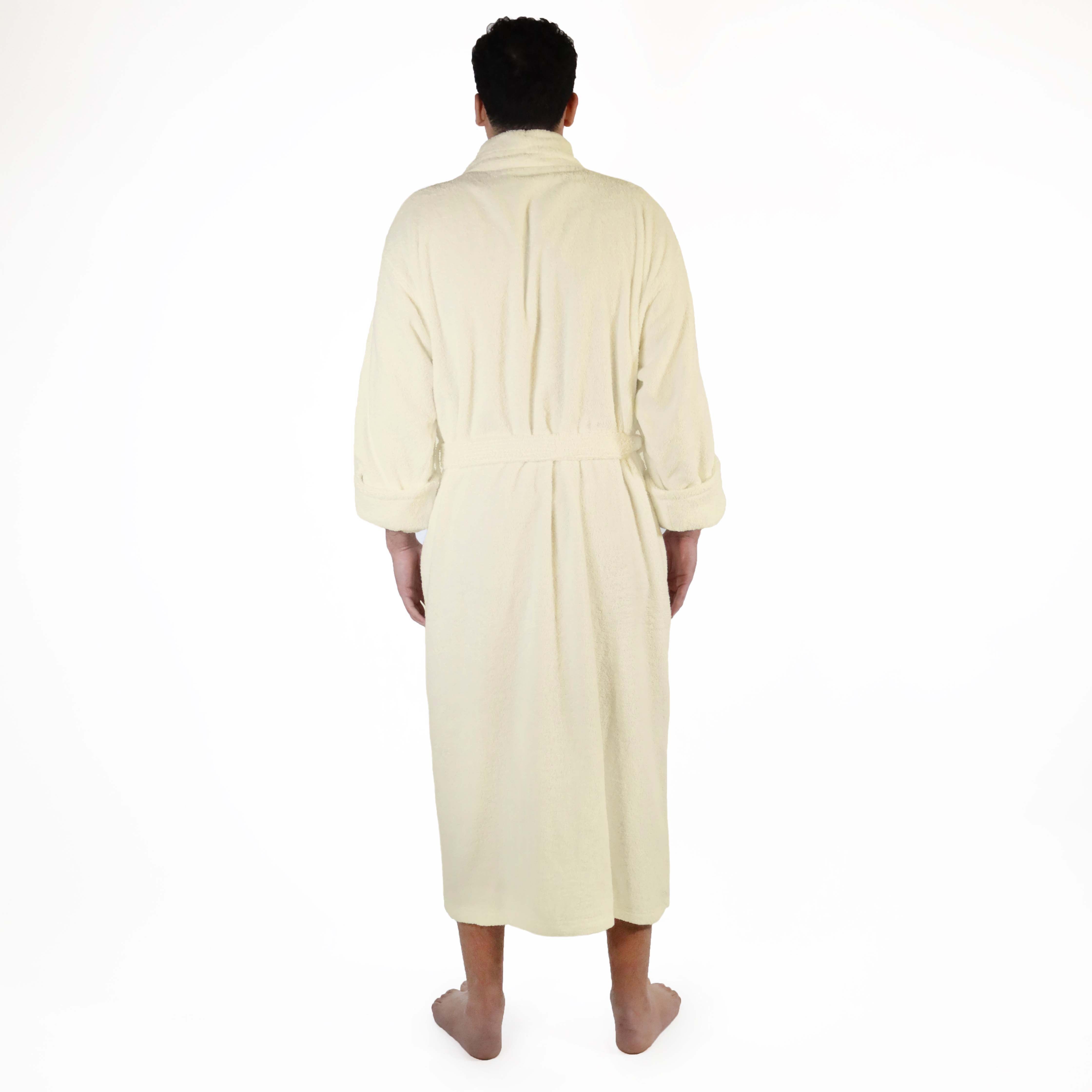 Classic Men's Bath Robe Turkish Cotton Bathrobe with Adjustable Belt - Bath Robe by Superior Brand