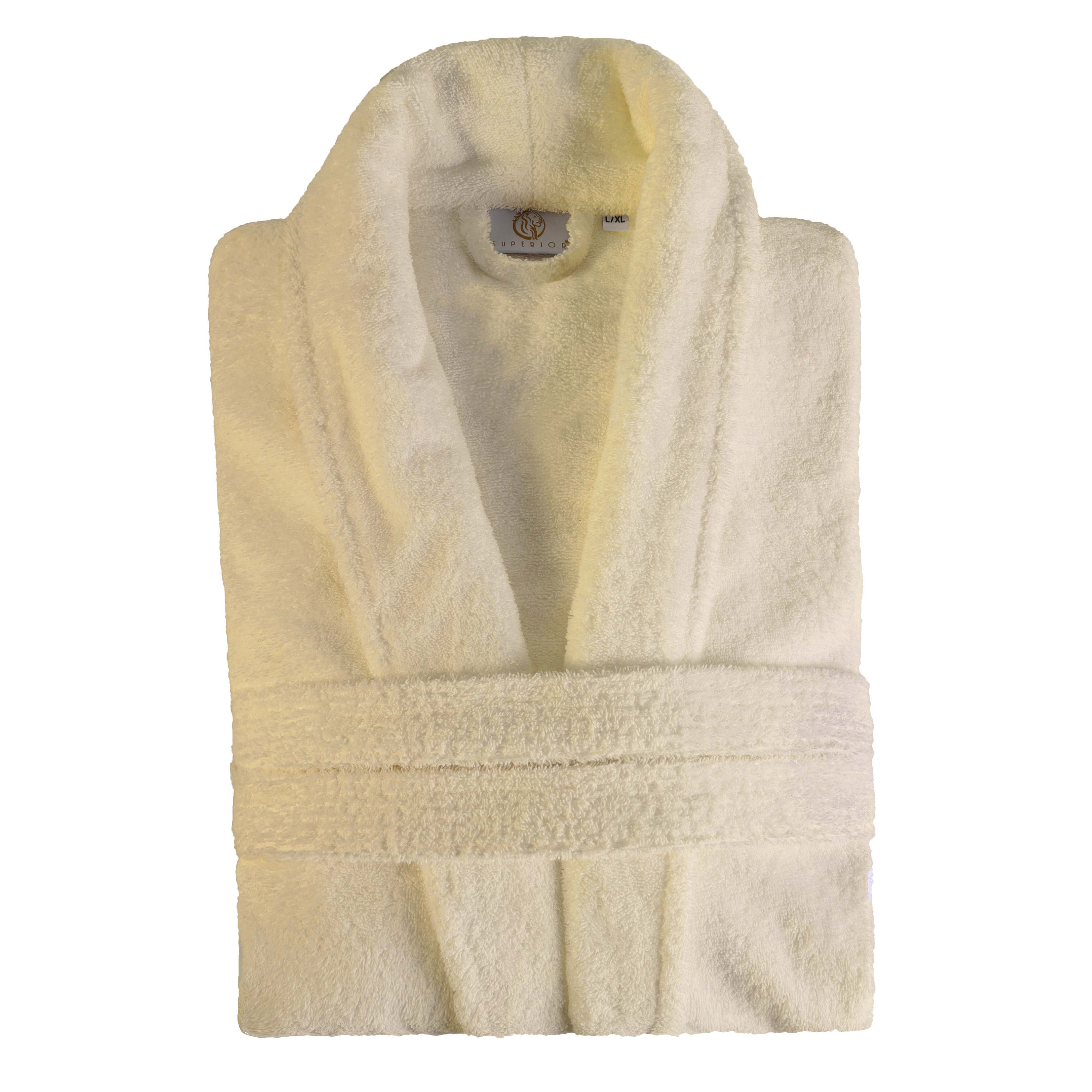 Classic Men's Bath Robe Turkish Cotton Bathrobe with Adjustable Belt - Bath Robe by Superior Brand