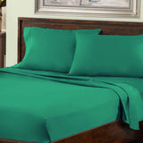 800 Thread Count Cotton Blend Bed Sheet Set Solid Deep Pocket - Sheet Set by Superior Brand