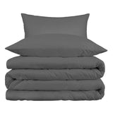 Cotton Blend 800 Thread Count Solid Duvet Cover Set - Duvet Cover Set by Superior Brand