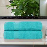 Cotton Eco-Friendly Bathroom Essentials 2 Piece Bath Sheet Set - Bath Sheets by Superior Brand