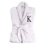 Cotton Embroidered Bathrobe Adults Unisex Bath Robe for Men and Women - Bath Robe by Superior Brand