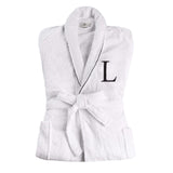Cotton Embroidered Bathrobe Adults Unisex Bath Robe for Men and Women - Bath Robe by Superior Brand