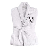 Cotton Embroidered Bathrobe Adults Unisex Bath Robe for Men and Women - Bath Robe by Superior Brand