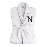 Cotton Embroidered Bathrobe Adults Unisex Bath Robe for Men and Women - Bath Robe by Superior Brand