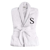 Cotton Embroidered Bathrobe Adults Unisex Bath Robe for Men and Women - Bath Robe by Superior Brand