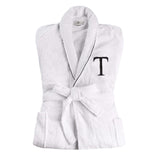 Cotton Embroidered Bathrobe Adults Unisex Bath Robe for Men and Women - Bath Robe by Superior Brand