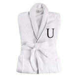 Cotton Embroidered Bathrobe Adults Unisex Bath Robe for Men and Women - Bath Robe by Superior Brand