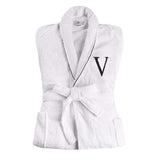 Cotton Embroidered Bathrobe Adults Unisex Bath Robe for Men and Women - Bath Robe by Superior Brand