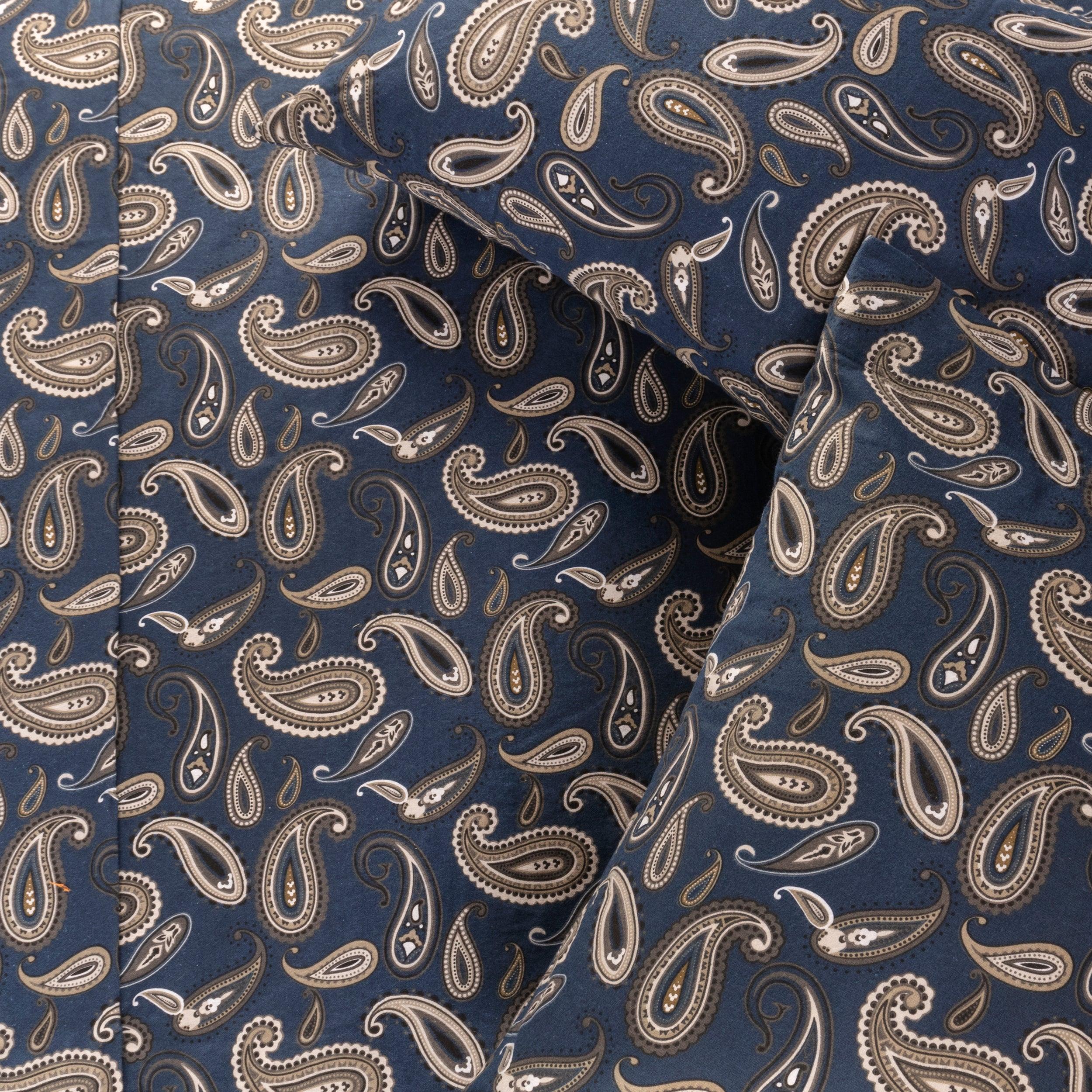 100% Cotton Flannel Bed Sheet Set Floral Paisley Deep Pocket - Sheet Set by Superior Brand