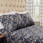 100% Cotton Flannel Bed Sheet Set Floral Paisley Deep Pocket - Sheet Set by Superior Brand