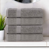Cotton Highly Absorbent Eco-Friendly Quick Dry Bath Towel Set of 4 - Bath Towel by Superior Brand