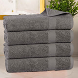 Cotton Highly Absorbent Eco-Friendly Quick Dry Bath Towel Set of 4 - Bath Towel by Superior Brand