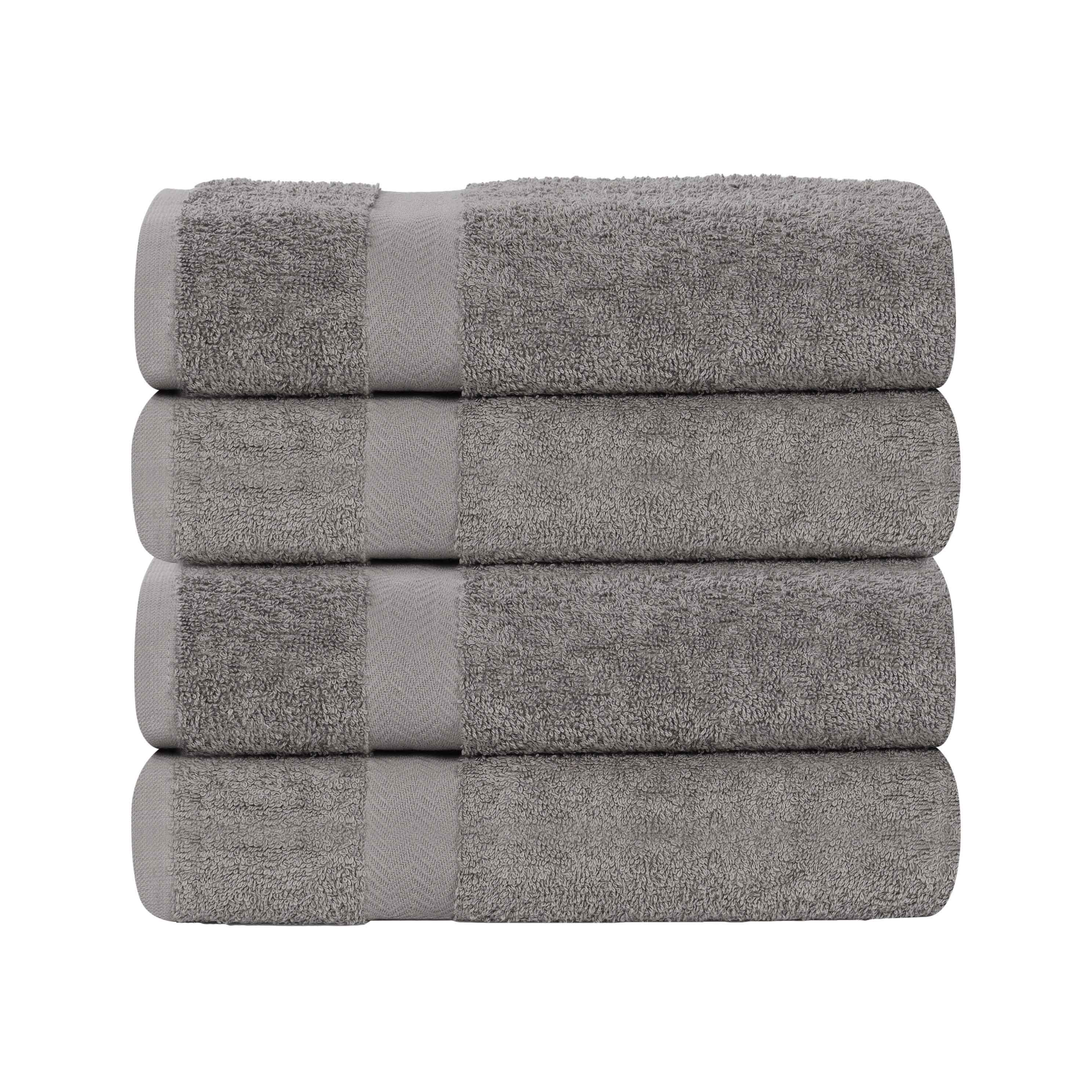 Cotton Highly Absorbent Eco-Friendly Quick Dry Bath Towel Set of 4 - Bath Towel by Superior Brand