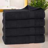 Cotton Highly Absorbent Eco-Friendly Quick Dry Bath Towel Set of 4 - Bath Towel by Superior Brand