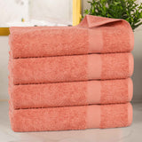 Cotton Highly Absorbent Eco-Friendly Quick Dry Bath Towel Set of 4 - Bath Towel by Superior Brand