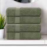 Cotton Highly Absorbent Eco-Friendly Quick Dry Bath Towel Set of 4 - Bath Towel by Superior Brand