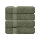 Cotton Highly Absorbent Eco-Friendly Quick Dry Bath Towel Set of 4 - Bath Towel by Superior Brand
