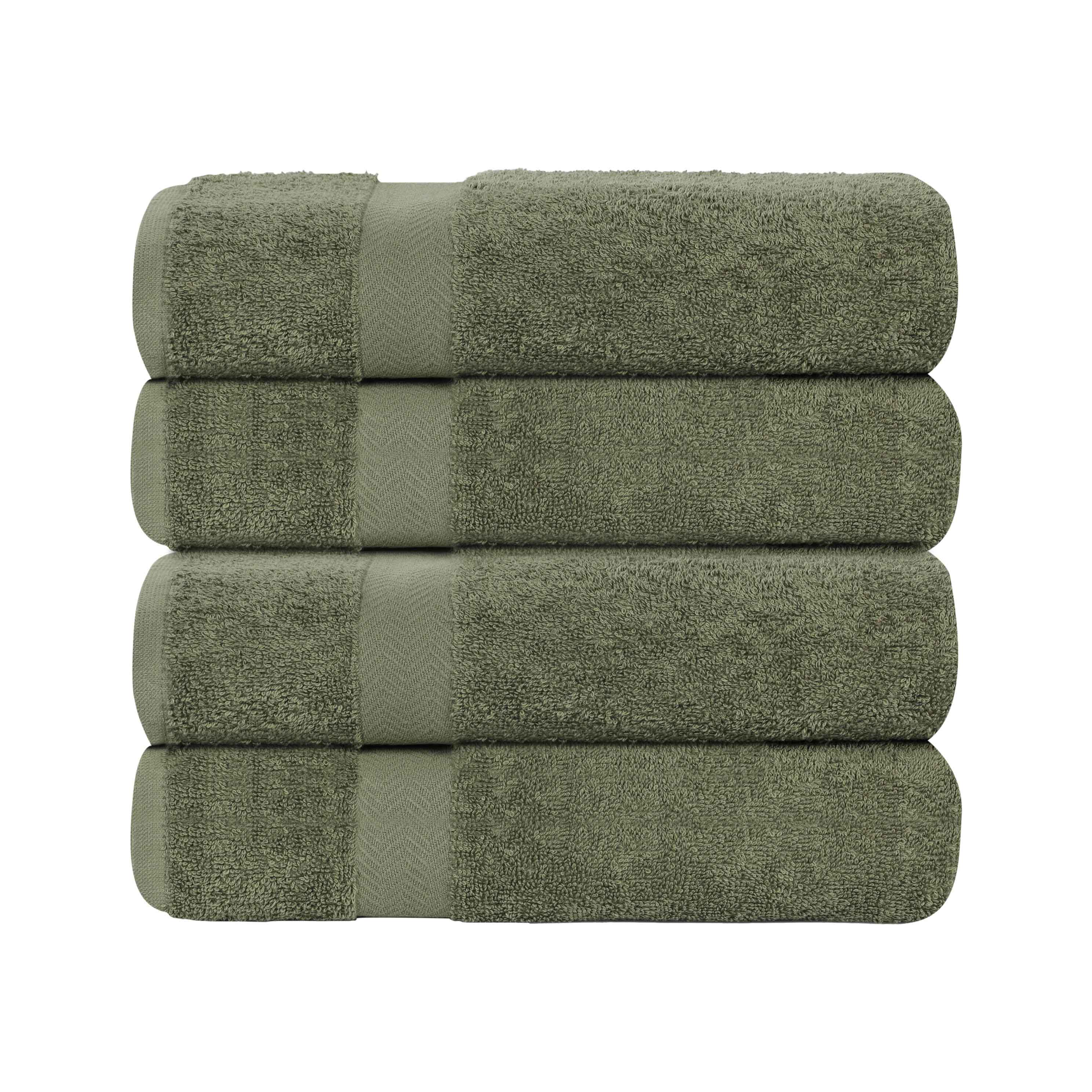 Cotton Highly Absorbent Eco-Friendly Quick Dry Bath Towel Set of 4 - Bath Towel by Superior Brand