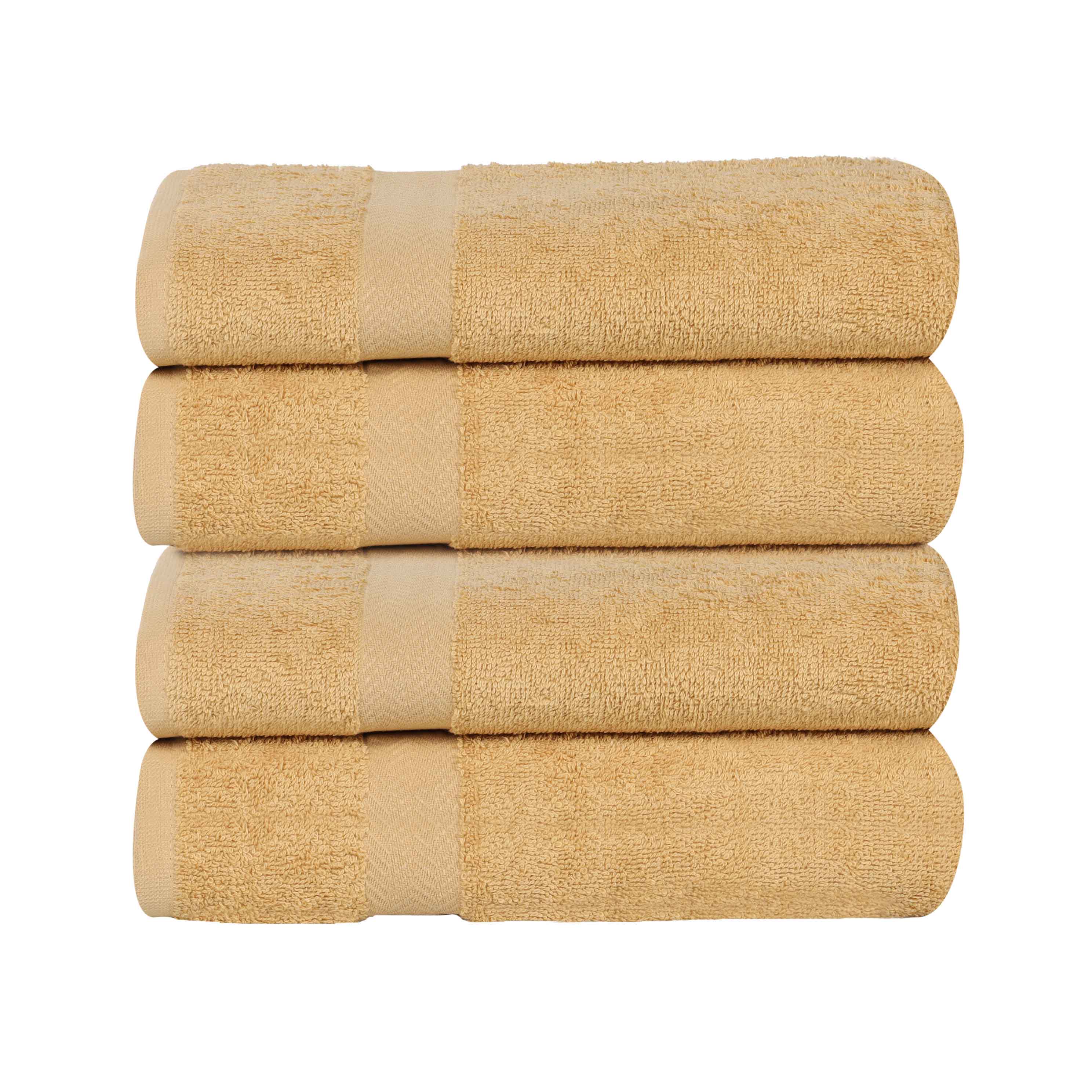 Cotton Highly Absorbent Eco-Friendly Quick Dry Bath Towel Set of 4 - Bath Towel by Superior Brand