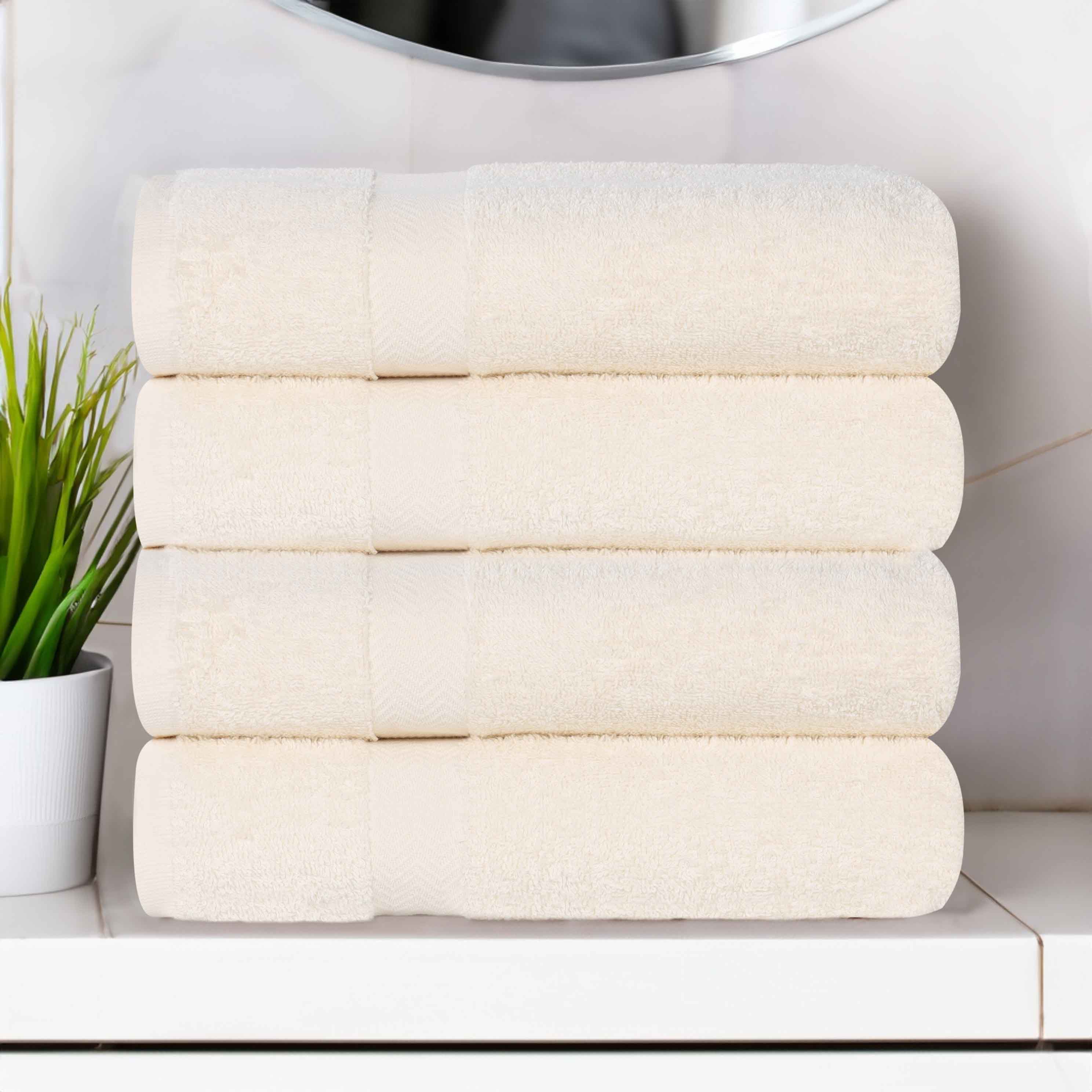 Cotton Highly Absorbent Eco-Friendly Quick Dry Bath Towel Set of 4 - Bath Towel by Superior Brand