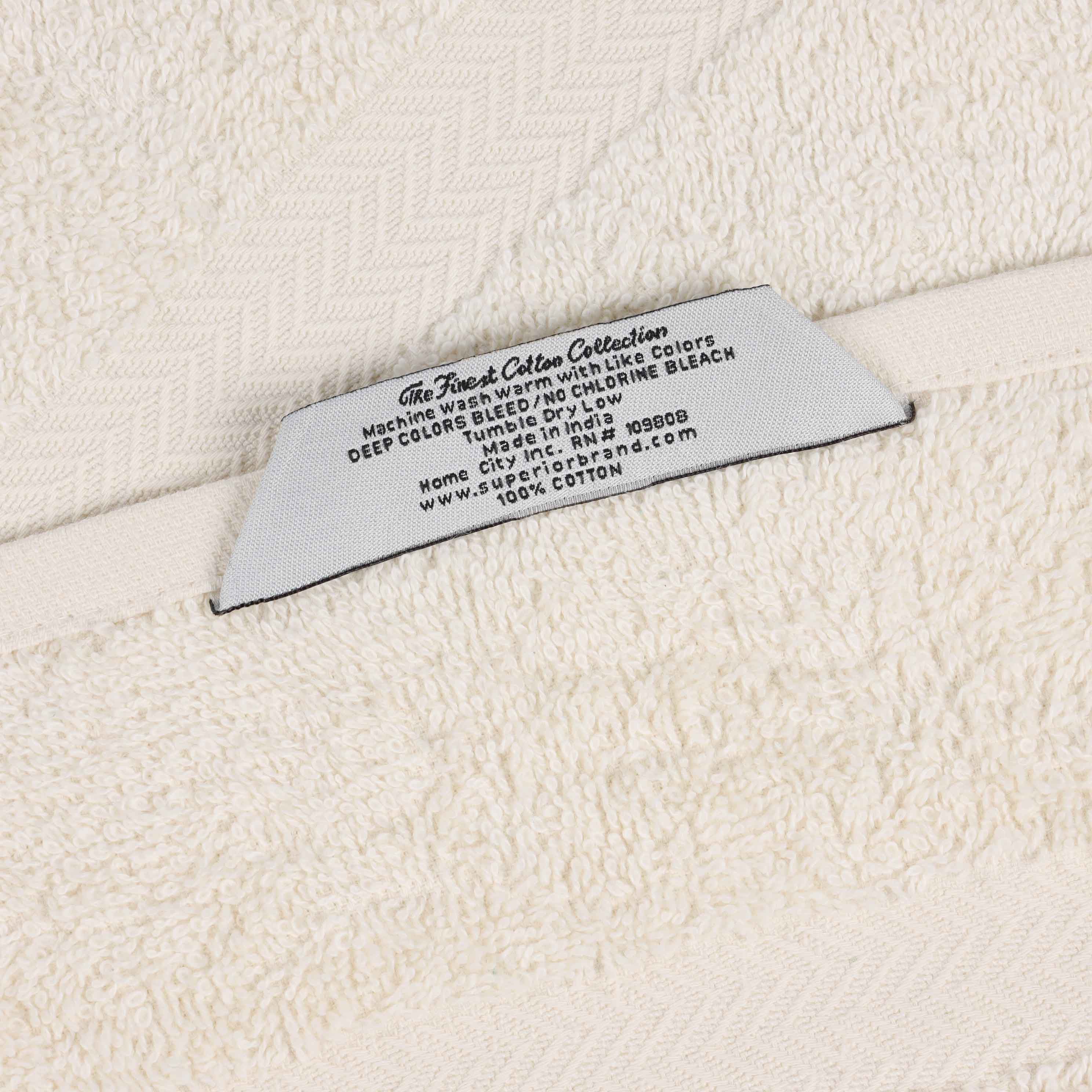 Cotton Highly Absorbent Eco-Friendly Quick Dry Bath Towel Set of 4 - Bath Towel by Superior Brand