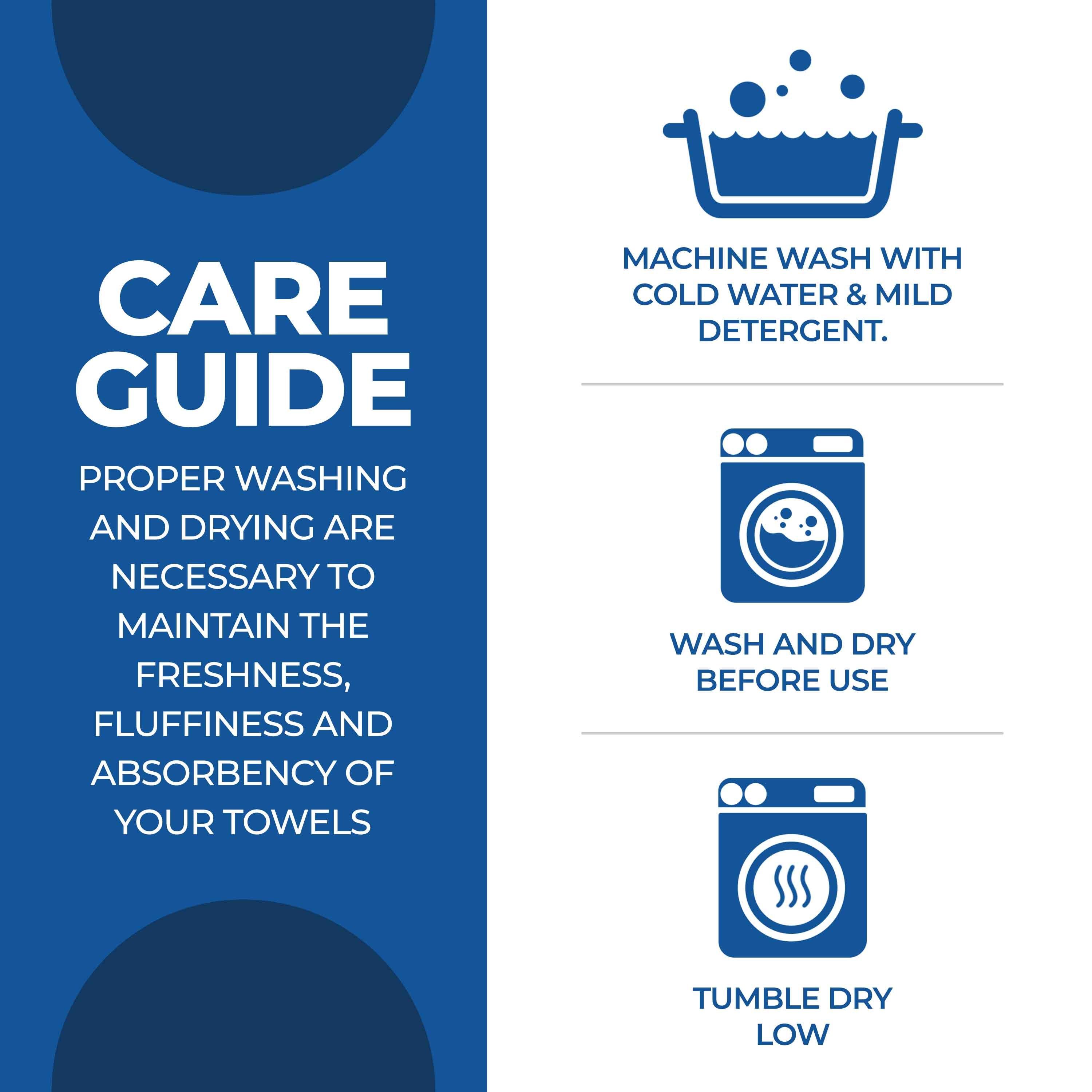 Cotton Modern Geometric Jacquard Plush Absorbent 3-Piece Towel Set - Towel Set by Superior Brand