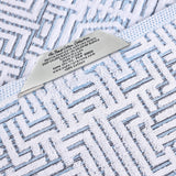 Cotton Modern Geometric Jacquard Plush Absorbent 3-Piece Towel Set - Towel Set by Superior Brand