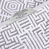 Cotton Modern Geometric Jacquard Plush Absorbent 6 Piece Towel Set - Towel Set by Superior Brand