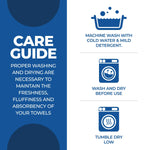 Cotton Modern Geometric Jacquard Plush Absorbent 9 Piece Towel Set - Towel Set by Superior Brand