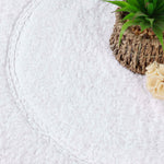 Cotton Oval Solid Non-Skid Washable 2 Piece Bath Rug Set - Bath Rugs by Superior Brand