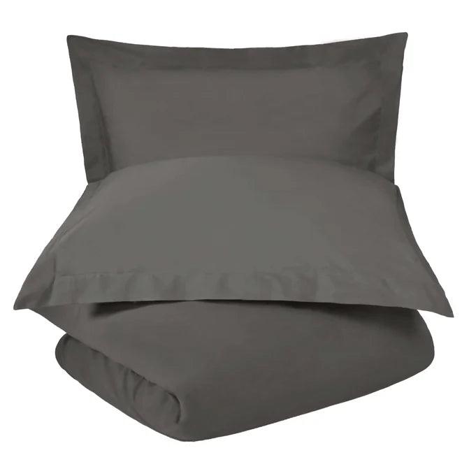 100% Cotton Percale Modern Traditional Duvet Cover Set - Duvet Cover Set by Superior Brand