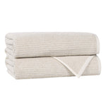 Cotton Blend Medium Weight Ribbed Bath Towel Set of 2 - Bath Towel by Superior Brand