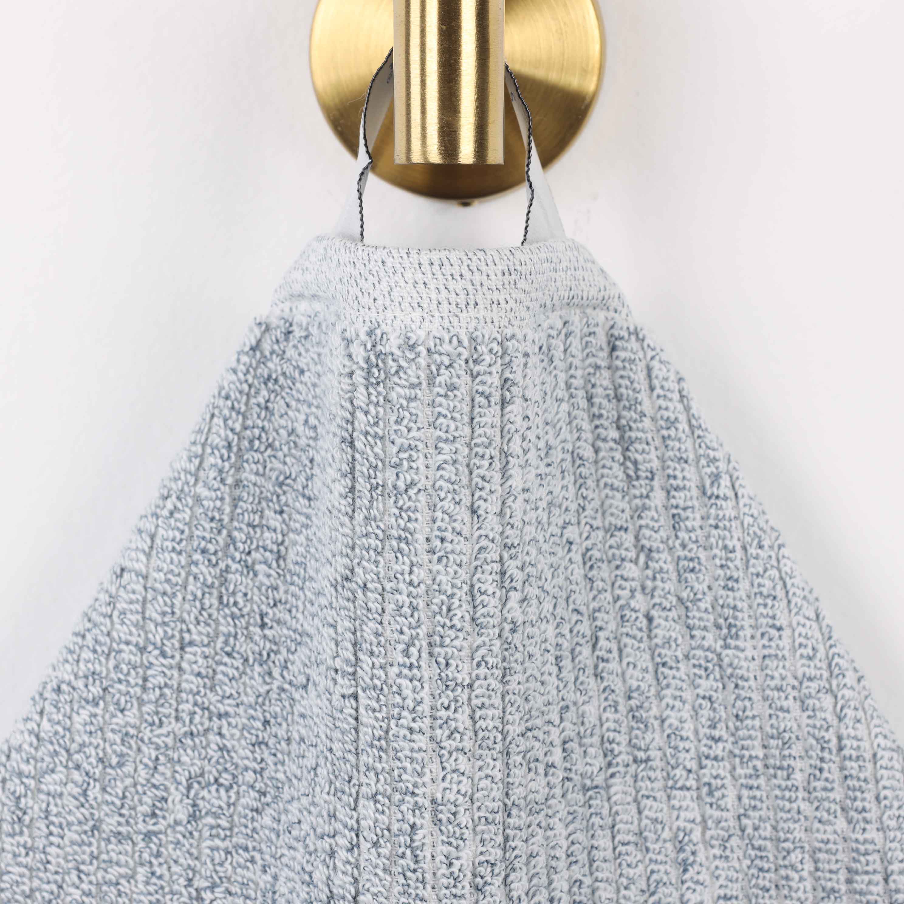 Cotton Blend Medium Weight Ribbed Bath Towel Set of 2 - Bath Towel by Superior Brand