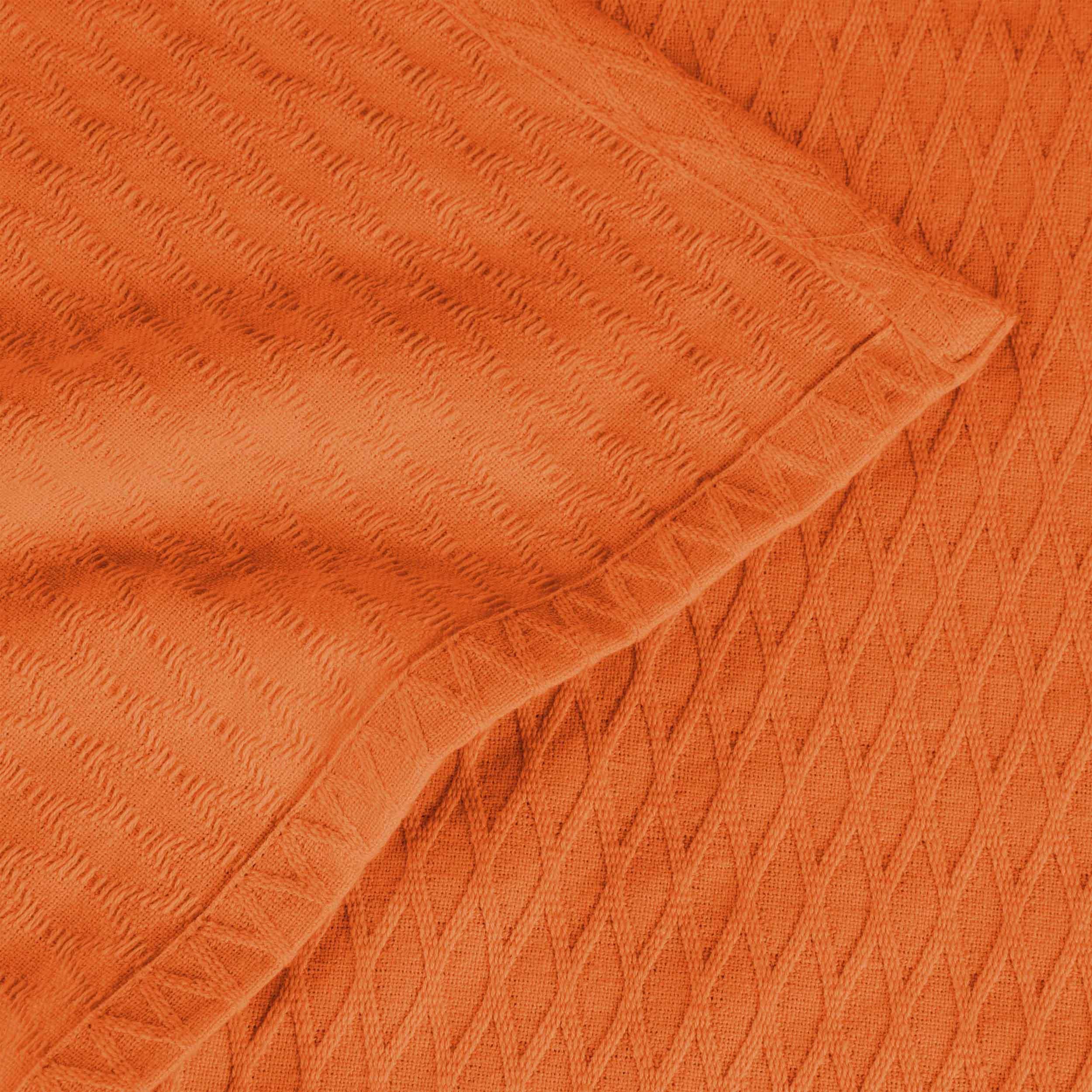 100% Cotton Thermal Blanket – Diamond Weave All-Season, Lightweight & Breathable - Blanket by Superior Brand