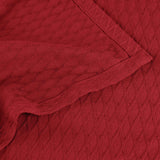 100% Cotton Thermal Blanket – Diamond Weave All-Season, Lightweight & Breathable - Blanket by Superior Brand