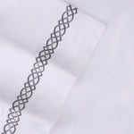 100% Egyptian Cotton 1000 Thread Count Embroidered Pillowcase Set - Egyptian Cotton Pillowcases by Superior Brand