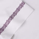 100% Egyptian Cotton 1000 Thread Count Embroidered Pillowcase Set - Egyptian Cotton Pillowcases by Superior Brand