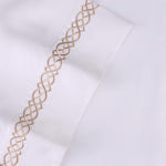 100% Egyptian Cotton 1000 Thread Count Embroidered Pillowcase Set - Egyptian Cotton Pillowcases by Superior Brand