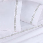 100% Egyptian Cotton 1000 Thread Count Embroidered Pillowcase Set - Egyptian Cotton Pillowcases by Superior Brand