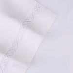 100% Egyptian Cotton 1000 Thread Count Embroidered Pillowcase Set - Egyptian Cotton Pillowcases by Superior Brand