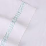 100% Egyptian Cotton 1000 Thread Count Embroidered Pillowcase Set - Egyptian Cotton Pillowcases by Superior Brand