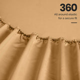 Egyptian Cotton Sheets 1500 Thread Count Set - Sateen, Deep Pocket - Egyptian Cotton Sheet Set by Superior Brand