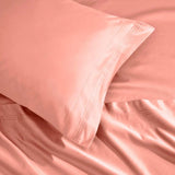 Egyptian Cotton Sateen Sheet Set 1500 Thread Count Dusted Rose - Egyptian Cotton Sheet Set by Superior Brand