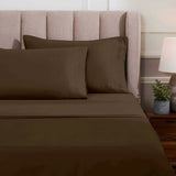 Egyptian Cotton Sateen Sheet Set 1500 Thread Count Mocha - Egyptian Cotton Sheet Set by Superior Brand