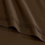 Egyptian Cotton Sateen Sheet Set 1500 Thread Count Mocha - Egyptian Cotton Sheet Set by Superior Brand