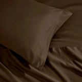 Egyptian Cotton Sateen Sheet Set 1500 Thread Count Mocha - Egyptian Cotton Sheet Set by Superior Brand